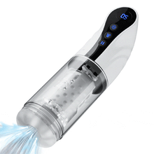 Charger l'image dans la galerie, 【Nouveau】9 Aspirer&amp;Pousser&amp;Tourner LCD Masturbateur Cup avec fonction vocale