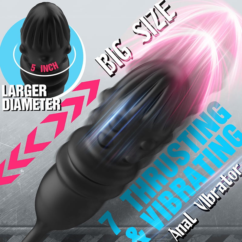 Arthur - Stimulateur de gland à mouvements de va-et-vient et à vibrations pour une stimulation intense du pénis et de l'anus