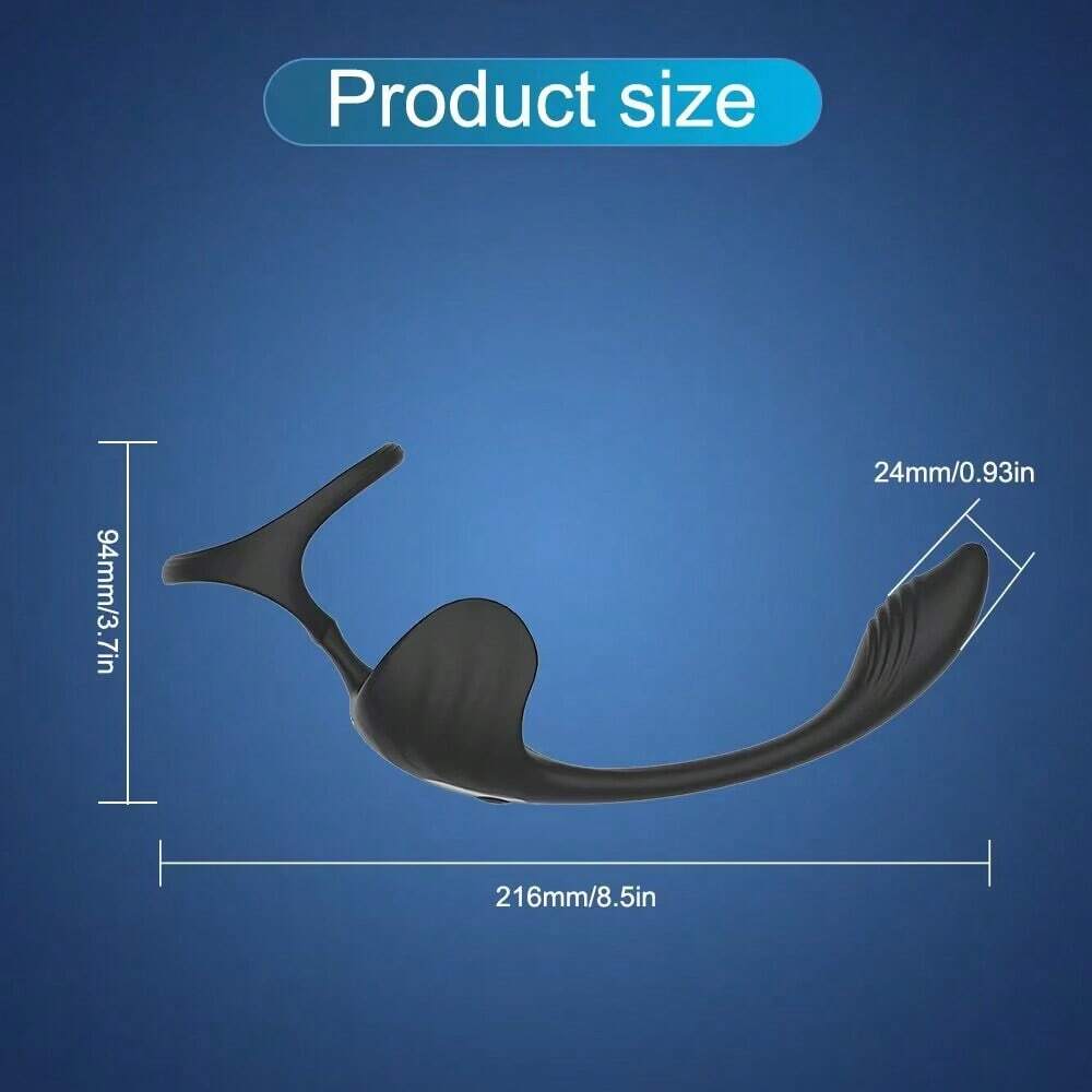Anneau De Cock Avec Stimulateur Clitoridien, 10 Modes De Vibration, Anneau De Pénis En Silicone Médical Étanche Pour Hommes, Jouets Sexuels Pour Couples Adultes