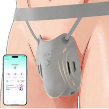 Charger l'image dans la galerie, Cage pénienne portable, ceinture de chasteté BDSM, appareil d'entraînement pour testicules avec 9 modes et contrôle via application