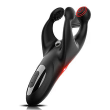 Charger l'image dans la galerie, Vibrateur de pénis masturbateur à battement 2 en 1 avec 10 battements et 10 vibrations puissantes