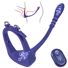Charger l'image dans la galerie, Seigneur des Anneaux 10 masseur anal vibrants avec cockring