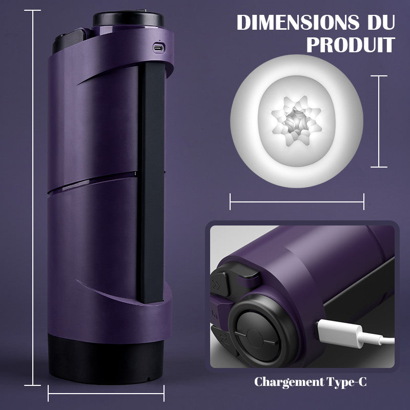 Masturbateur 7 Modes électrique Trois étapes de textures