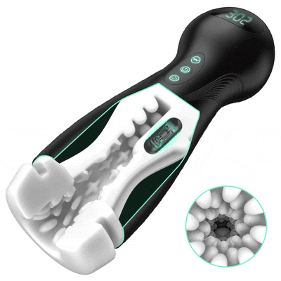 Evolution-8 Succion 10 Vibration One Touch Orgasm Digital Vacuum Masturbator