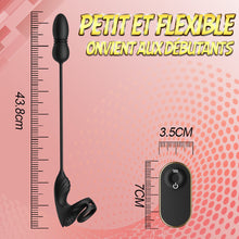 Charger l'image dans la galerie, Masseur prostatique avec 9 niveaux de choc et de vibration, stimulateur testiculaire et an