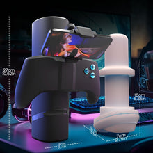 Charger l'image dans la galerie, Turbo - 10 Modes Stroker à Poussées Explosives – Design Gamepad Immersif avec Support Téléphone
