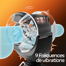 Charger l'image dans la galerie, Hazel - Masturbateur Masculin Strap-On à la Taille Mains Libres avec 9 Vibrations, Balancement et P