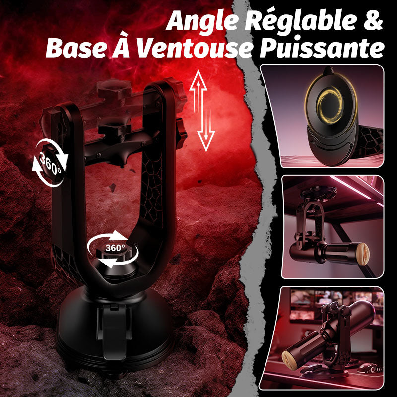 ThrustMax Masturbateur Automatique Mains Libres avec Support