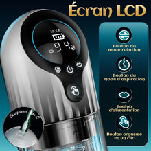 Charger l'image dans la galerie, Vortex Male Stroker - 4 niveaux d’aspiration puissants, mode boost à un bouton, facile à nettoyer avec lubrifiant offert
