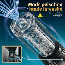 Charger l'image dans la galerie, Vortex Male Stroker - 4 niveaux d’aspiration puissants, mode boost à un bouton, facile à nettoyer avec lubrifiant offert