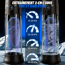 Charger l'image dans la galerie, BathFun Pro - Pompe d'entraînement sous vide à 9 niveaux avec contrôle de pression par IA, écran LCD avec affichage de l