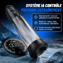 Charger l'image dans la galerie, BathFun Pro - Pompe d'entraînement sous vide à 9 niveaux avec contrôle de pression par IA, écran LCD avec affichage de l