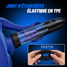 Charger l'image dans la galerie, BathFun Pro - Pompe d'entraînement sous vide à 9 niveaux avec contrôle de pression par IA, écran LCD avec affichage de l