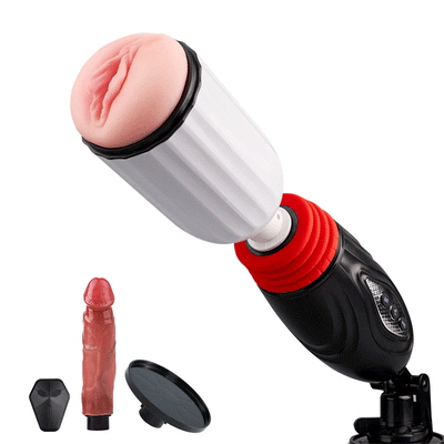 Stella - Machine sexuelle chauffante à double usage avec pénétration automatique et télécommande pour couples
