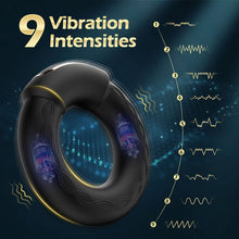 Charger l'image dans la galerie, Anneau pénien Romote avec 9 modes de vibration et de chauffage