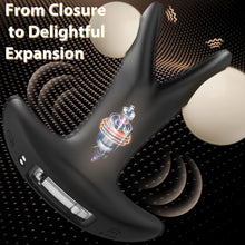 Charger l'image dans la galerie, Vibrateur d'extension de plug anal, masseur de prostate avec 9 vibrations et 8 extensions