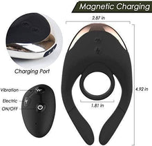 Charger l'image dans la galerie, Anneau Vibrant Pénis avec Modes de Vibration,Penisse Silicone Sex Toyspour pour Couple Jouet Sexuelle Adulte Cockrîng Homme Anneau Pénis Pénien Sextoye Anneaux debutante