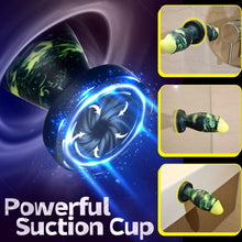 Charger l'image dans la galerie, Unique Hybrid Design Vibrating Anal Dildo With Suction Cup