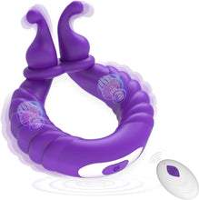 Charger l'image dans la galerie, Anneau Homme Sextoyse Couple Plaisir, Anneau Vibrant Pénis Clitoridienne avec 10 Modes de Vibration, Anneaux de Pénis Sextoyse Homme Sex, Anneau Penien Sex Toyspour Pour Homme