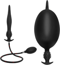 Charger l'image dans la galerie, Plug anal gonflable géant 26 cm avec pompe, gode ceinture réglable, boules anales et écarteur anal, jouet sexuel SM extrême pour couples, femmes et hommes