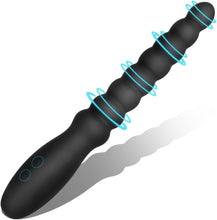 Charger l'image dans la galerie, Perles anales vibrantes jouet pour hommes femmes couples vibrateur rechargeable étanche stimulateur de point G masseur de prostate masculin gode anal en silicone dégradé pour débutants