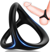 Charger l'image dans la galerie, Anneaux de Pénis Triangle pour Homme Couples , Adorime Silicone Anneaux Péniens Jouets Sexuels Pour Améliorer les Performances Sexuelles, Plus Dur et Plus Fort