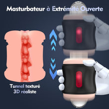 Charger l'image dans la galerie, Sex Toys Masturbateurs Masculins Vibrants - Masturbeuse Homme Realiste Sextoyse pour Homme Sex avec Extrémité Ouverte et 9 Modes Forts Vibrateurs Pénis Masturbateur Automatique Sex Toyspour pour Homme