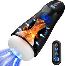 Charger l'image dans la galerie, Masturbateur Homme Sextoyse Homme Sex, Masturbâteur Homme Mains Libres Automatique Masturbateurs Masculins Sex Toys avec 9 Mode Succion et Vibration 3D Vaginette Pénis Vibromasseur Sex
