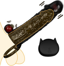 Charger l'image dans la galerie, Gaines Pour Pénis, Extenseur De Pénis avec Vibreur Pénis Anneau, Jouets Sexuels Manchon Pénis avec télécommande pour Améliorer l'érection et retarder l'éjaculation, Sex toys pour Homme