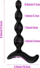 Charger l'image dans la galerie, Shkanla Perles Anales Vibrantes pour Hommes Femmes Couples, Plug Anal Sex Toýs Vibromasseurs avec 10 Modes de Vibration, Rechargeable Stimulateur de Point G Masseur de Prostate Gode Anal en Silicone