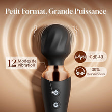 Charger l'image dans la galerie, Vibromasseurs Feminin Vibrant à Double Embout Sextoy Silencieux Vibrator | 12 Modes Vibration &amp;Tête Flexible Vibromasseur Sex Toys, Sextoyse Femme Couple Plaisir Clitoridienne, Gode Vibro-masseur Sex