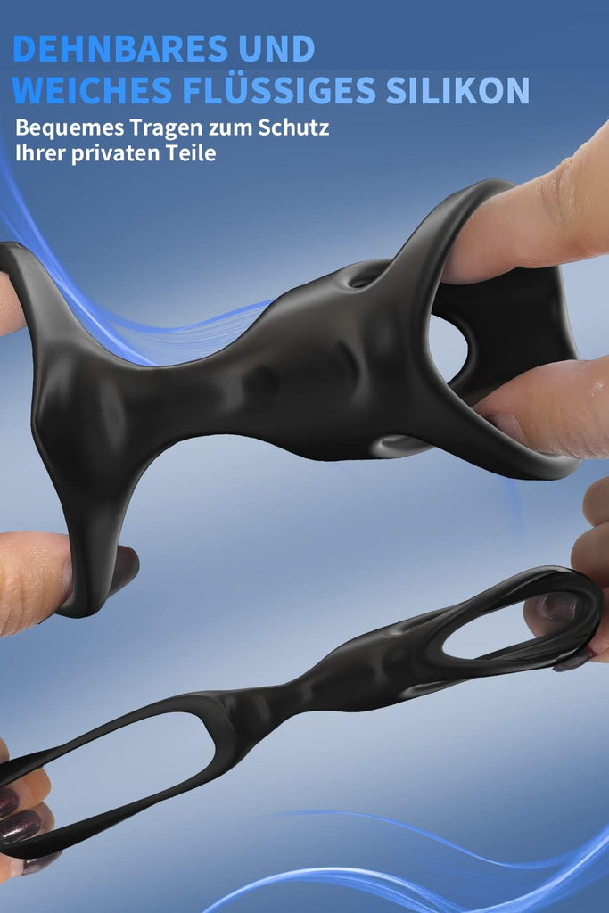 Anneaux de Pénis pour Homme Couples, Anneau Pénien Homme en Silicone, Silicone Anneaux Péniens Jouets Sexuels Pour Améliorer les Performances Sexuelles, Plus Dur et Plus Fort