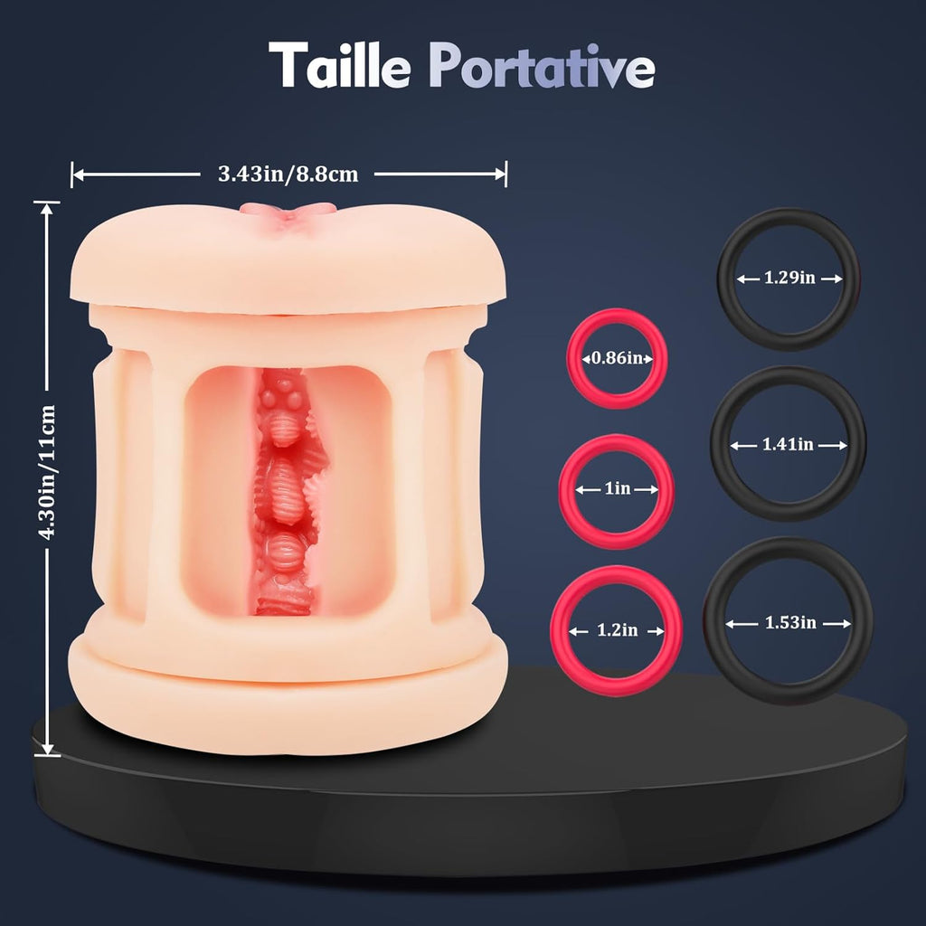 Sex Toys Masturbateurs Masculins Vibrants - Masturbeuse Homme Realiste Sextoyse pour Homme Sex avec Extrémité Ouverte et 9 Modes Forts Vibrateurs Pénis Masturbateur Automatique Sex Toyspour pour Homme