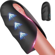 Charger l'image dans la galerie, Masturbateur électrique, exerceur de pénis, vibromasseur avec 10 modes de vibration, appareil de massage pour le pénis, masturbateur électrique, jouet sexuel à stimulations multiples pour homme, stimulateur de gland
