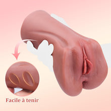 Charger l'image dans la galerie, 2 EN 1 Masturbeuse Homme Masturbateur Réaliste, Poche Chatte Réaliste Vaginette Silicone Anal Sex Toy Masturbateurs Masculins Sextoyse