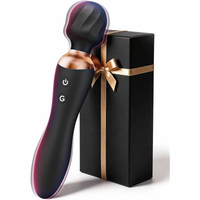 Vibromasseurs Feminin Vibrant à Double Embout Sextoy Silencieux Vibrator | 12 Modes Vibration &Tête Flexible Vibromasseur Sex Toys, Sextoyse Femme Couple Plaisir Clitoridienne, Gode Vibro-masseur Sex