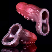 Charger l'image dans la galerie, Gaines pour Pénis Tentacule, Manchon Penis Ouvert avec Anneau Testiculaire, Agrandisseur de Pénis Réutilisable, Retardateur Éjaculation, Sex Toýs Homme pour Couple Plaisir