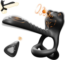 Charger l'image dans la galerie, Anneau Penien - Anneau Homme Vibrant Sex Toýs Femme Homme, 12 Modes Sextoyse Homme Sex Toys, Anneaux de Pénis Sextoyse Couple Plaisir, Sex Toyspour Pour Homme, Anneau Vibrant Pénis Clitoridienne