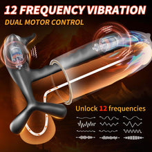 Charger l'image dans la galerie, Anneau Penien - Anneau Homme Vibrant Sex Toýs Femme Homme, 12 Modes Sextoyse Homme Sex Toys, Anneaux de Pénis Sextoyse Couple Plaisir, Sex Toyspour Pour Homme, Anneau Vibrant Pénis Clitoridienne