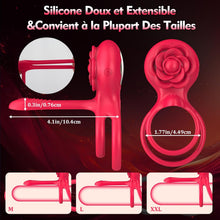 Charger l'image dans la galerie, Sex Toys Anneaux de Pénis Set - 3 en 1 Anneau Vibrant Pénis - Anneau Homme Sextoyse Couple Plaisir 10 Modes Vibromasseurs Pour Homme Cockringe Sextoyse Homme Sex