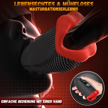 Charger l'image dans la galerie, Masturbâteur Homme Mains Libres Masturbeuse, 9X9 Mode de Vibration &amp;Coup-Léchage Masturbateurs Masculins Sextoyse Homme Sex Pénis Sex Toyspour pour Homme Masturbateur