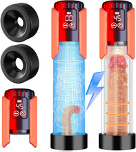 Charger l'image dans la galerie, Pompe à pénis pour agrandissement du pénis, pompe à pénis avec 5 niveaux d'aspiration, jouet sexuel pour homme, 100% étanche, extension de pénis, masturbateur d'érection, jouet sexuel