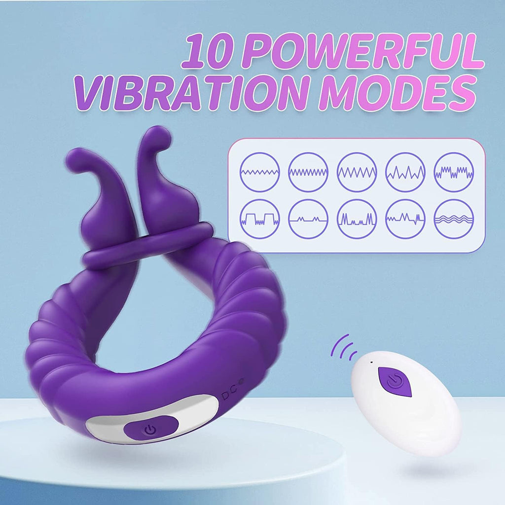 Anneau Homme Sextoyse Couple Plaisir, Anneau Vibrant Pénis Clitoridienne avec 10 Modes de Vibration, Anneaux de Pénis Sextoyse Homme Sex, Anneau Penien Sex Toyspour Pour Homme