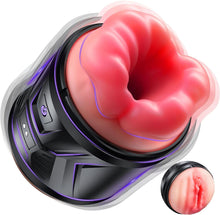 Charger l'image dans la galerie, Masturbation pour hommes - Masturbateur, simulateur réaliste de fellation vaginale, sextoy pour hommes, vagin artificiel de poche, 10 modes de vibration