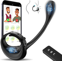 Charger l'image dans la galerie, Plug Anal Vibromasseur Sex Toys - Anneau Penien Gode Homme pour Gay Toýs Femme Couple Plaisir Sextoy avec App et 10 Modes de Vibration, Anneaux Vibrant Pénis Sextoyse Sex Masculins Anals Plugs Anus
