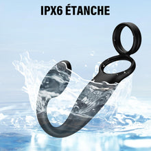 Charger l'image dans la galerie, Vibromasseurs Sex Toys Couple - Anneau Penien Homme Toýs Pénis Vibrant Retardant d'éjaculation avec 10 * 10 Modes de Vibration, Sextoyse Plug Anal pour Gay Stimulateur Prostate,Masculins Plugs Anus