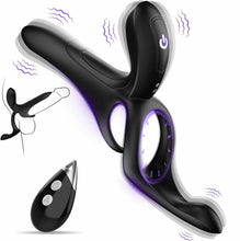 Charger l'image dans la galerie, Sex Toys Anneau Penien - Anneau Homme Sextoyse Couple Plaisir, Vibromasseurs Sextoyse Homme Sex avec 9 Modes de Vibration, Anneau Vibrant Pénis Clitoridienne Sex Toyspour Pour Homme