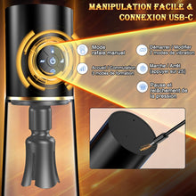 Charger l'image dans la galerie, Sex Toýs Homme Pompe a Pénis - Sextoy Automatique Masturbateur pour Masturbeuse Masculins Mains Libres, Vaginette Réaliste Jouet Adulte, Extenseur &amp; Agrandir le Pénien Vibromasseurs avec 3 + 7 Modes