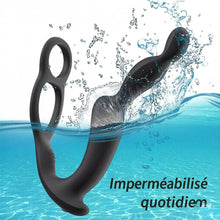 Charger l'image dans la galerie, Vibromasseurs anaux à 3 moteurs pour la stimulation de la prostate chez l'homme, avec anneau pénien, plug anal, jouets sexuels, vibromasseurs, godes, jouets sexuels en silicone pour hommes et femmes