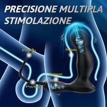 Charger l'image dans la galerie, 3 EN 1 Masseurs de Prostate Vibrant avec Anneau Pénien, Sex Toys Vibromasseurs Homme à Distance avec Télécommandé App, Plug Anale Gode Vibro-masseurs avec 10 Modes de Poussée Vibrant pour Couple